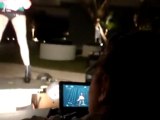 Paulina Rubio en la filmacion del nuevo video 