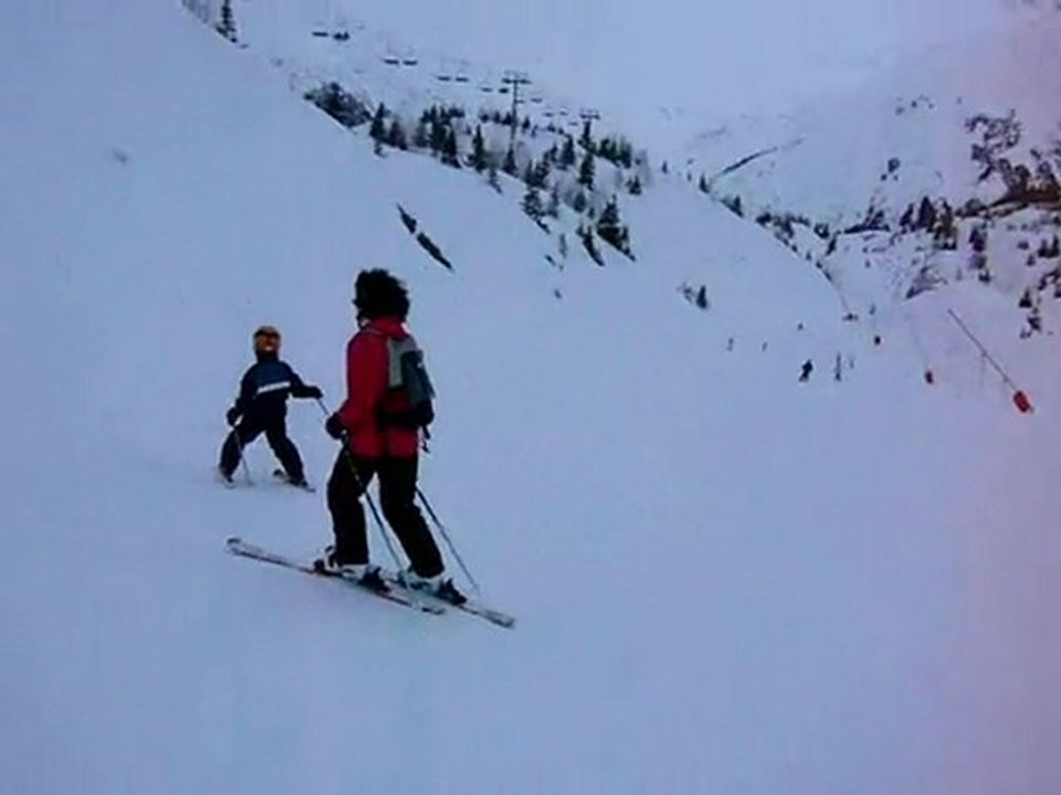 Ski à Oz en oisans - février 2010