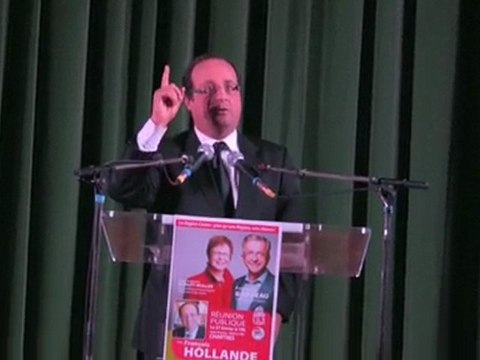 FRANCOIS HOLLANDE FRANCOIS BONNEAU MEETING CHARTRES