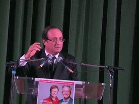 FRANCOIS HOLLANDE FRANCOIS BONNEAU MEETING CHARTRES