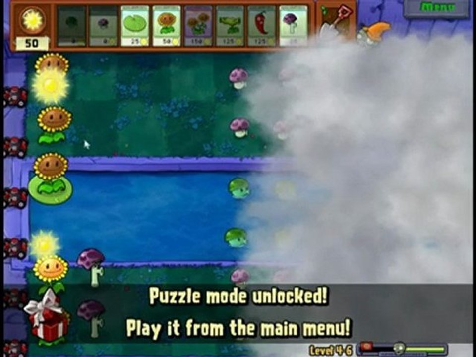 Plants Vs Zombies Level 4-6 Walkthrough