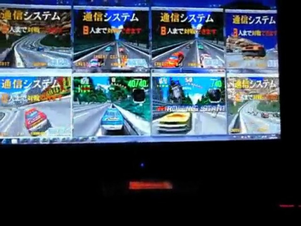 daytona usa sega model 2 emulator 0.9 link 8 player one pc