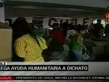 Llega ayuda humanitaria a Dichato