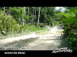Mountain Biking Down a Chocolate Hill