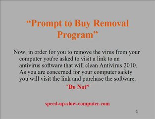 antivirus 2010 removal-spot early warning signs