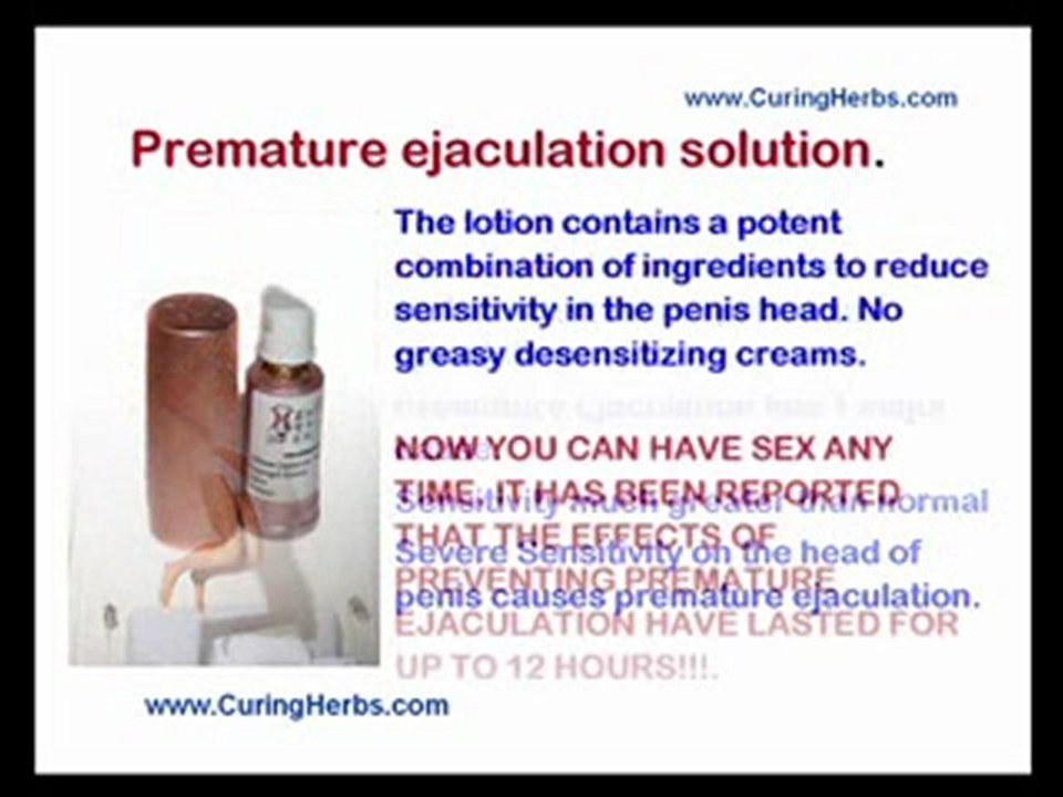 Premature Ejaculation Solution - Indian God Lotion