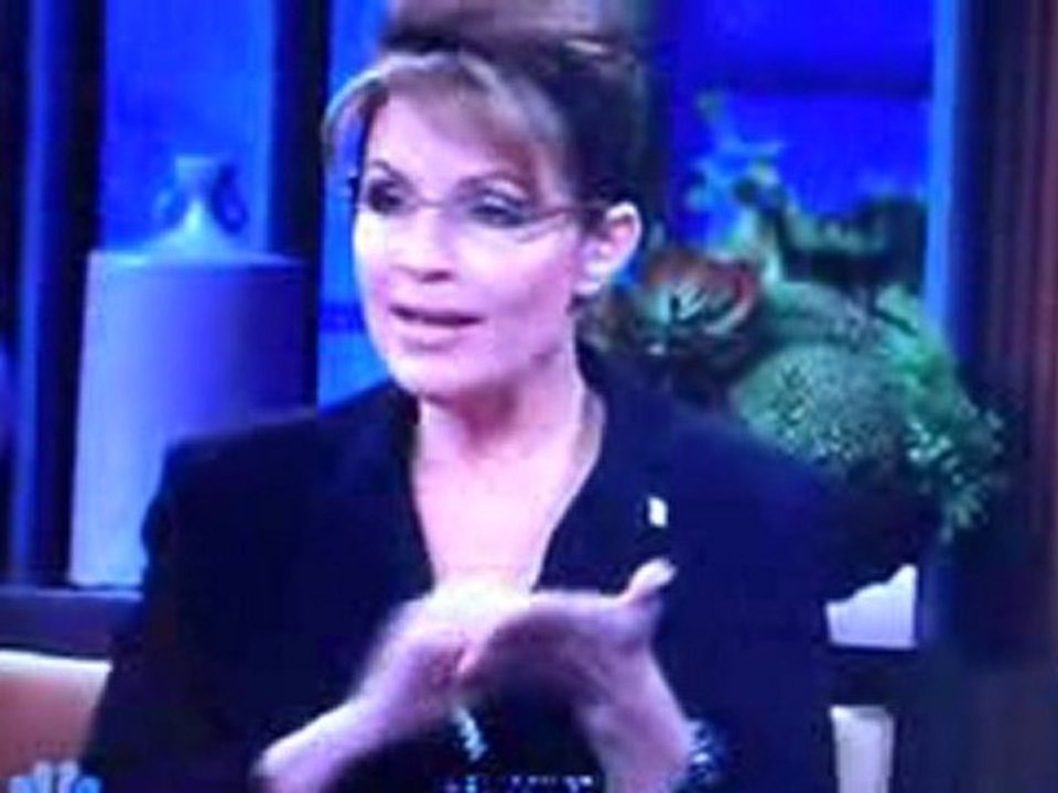 Wee-weed up - Sarah Palin on Jay Leno 3/2/2010
