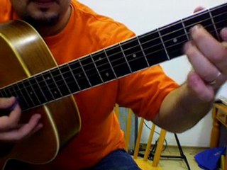 Easy blues guitar lesson land of A7