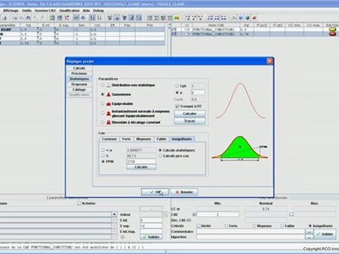 TOLERANCE MANAGER avec Solidworks SW