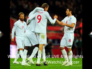 England v Egypt LIVE Football Game & Highlights 02/03/2010