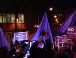 Manifestazione Rai: i fischi a Bruno Vespa