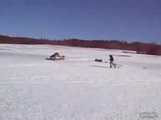 Snowmobile Jump FAIL with a Kill Switch FAIL
