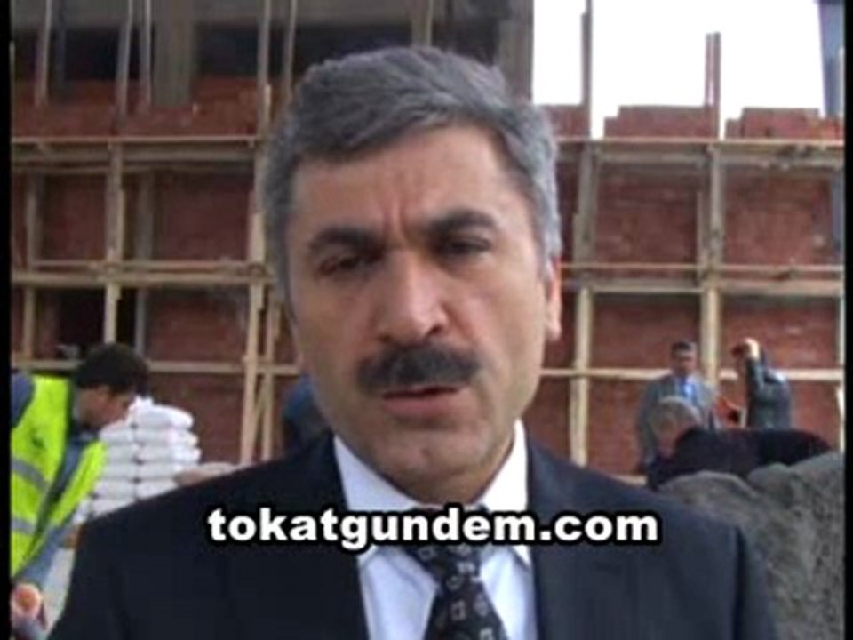TOKAT BELEDİYE BAŞKANI ÇİÇEK İTFAYE YERİ İNCELEMDE BULUNDU