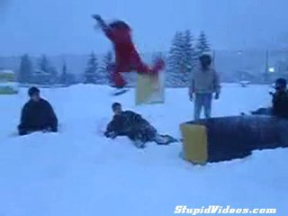 Atterraggio morbido sulla neve