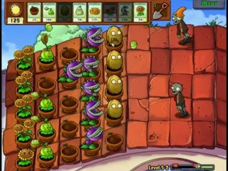 Plants Vs Zombies Level 5-2 Walkthrough