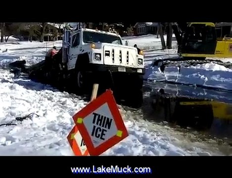 Dredging Lake Muck Dredge Ice