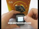 CECT Q8 Dual SIM Quad Band Watch Phone 1.4