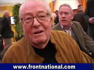 Jean-Marie LE PEN et le FN au Salon de l'Agriculture 2010