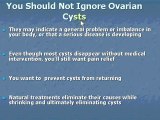 Natural Treatments for Ovarian Cysts--Get Permanent Relief