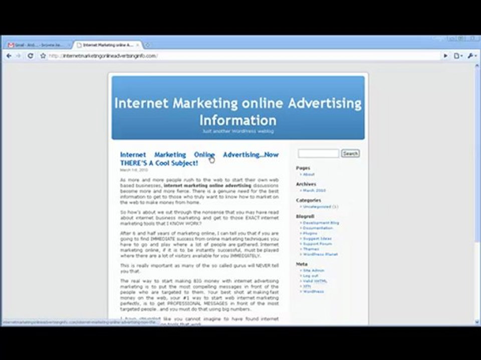 Internet Marketing Online Advertising
