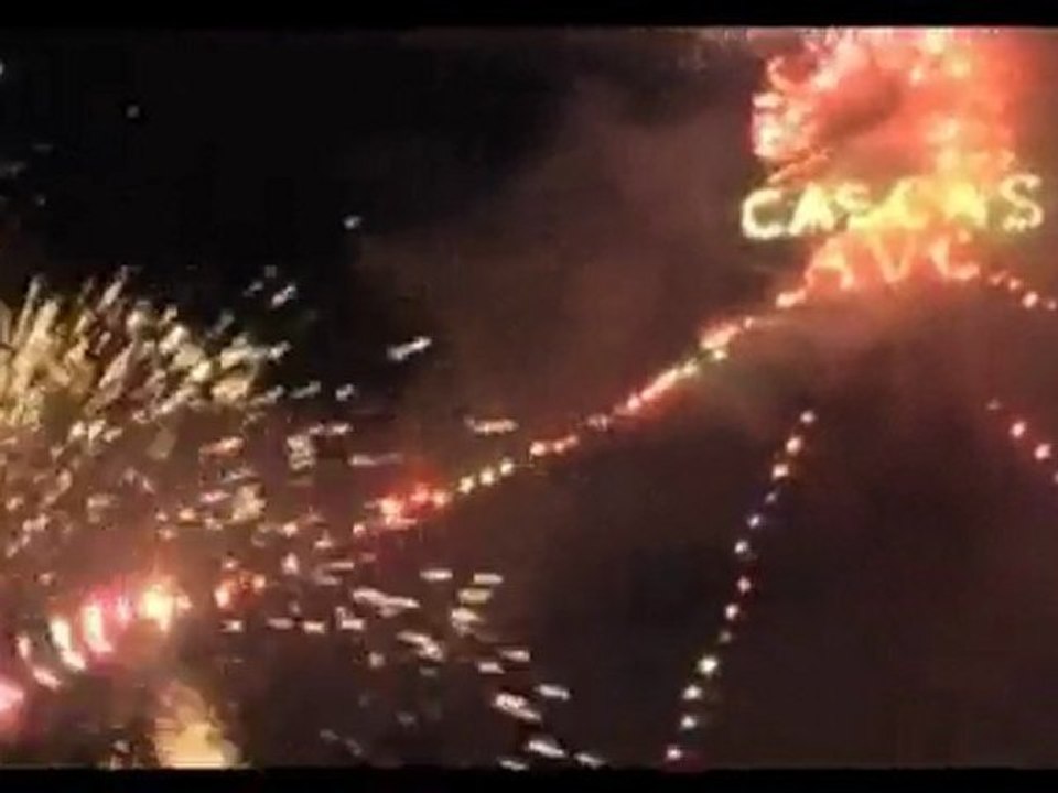 JUEGOS ARTIFICIALES EN CASCAS GRAN CHIMU TRUJILLO PERU