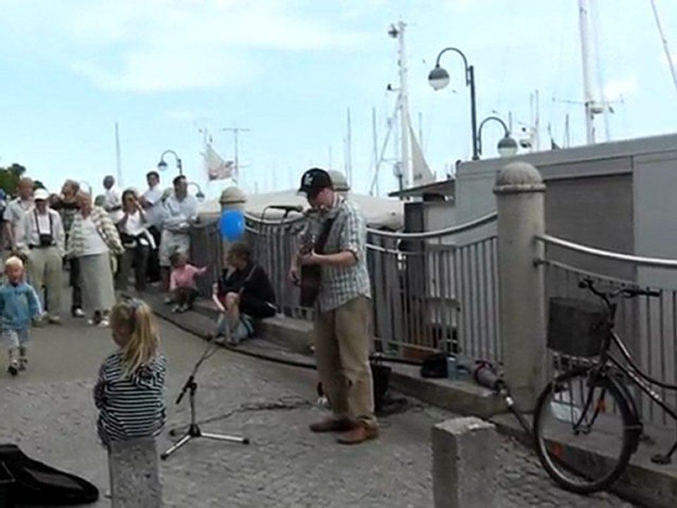 Un musico de la calle