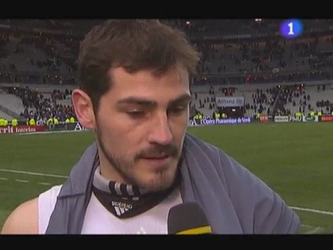 Entrevista Iker Casillas post Francia España