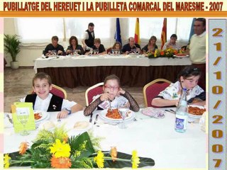 Elecció del Pubillatge Comarcal Infantil del Maresme 2007