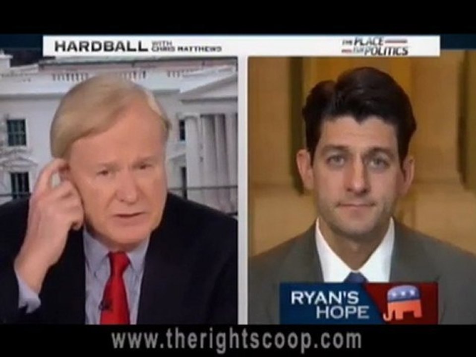 Chris Matthews puts on his liberal hat with Paul Ryan