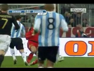 เยอรมัน 0 1 อาร์เจนติน่า (อุ่นเครื่อง)