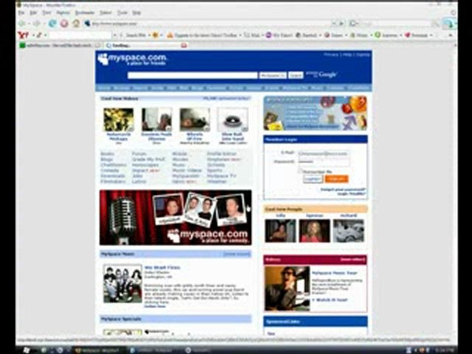 Myspace Password Hacking