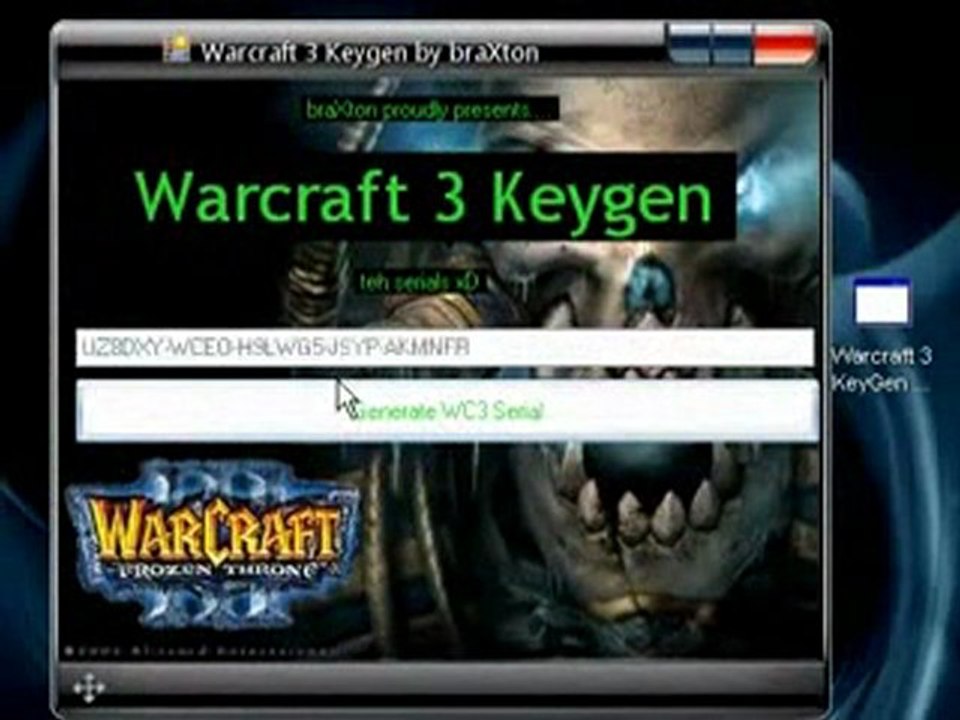 Warcraft III.Warcraft 3.Warcraft Three KeyGen