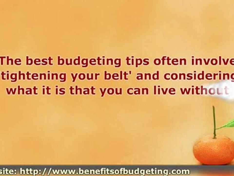 Budgeting Tips to Help You Succeed