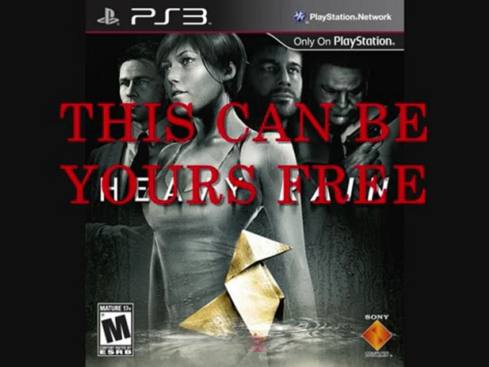 Get Heavy Rain for PS3 FREE NOW!