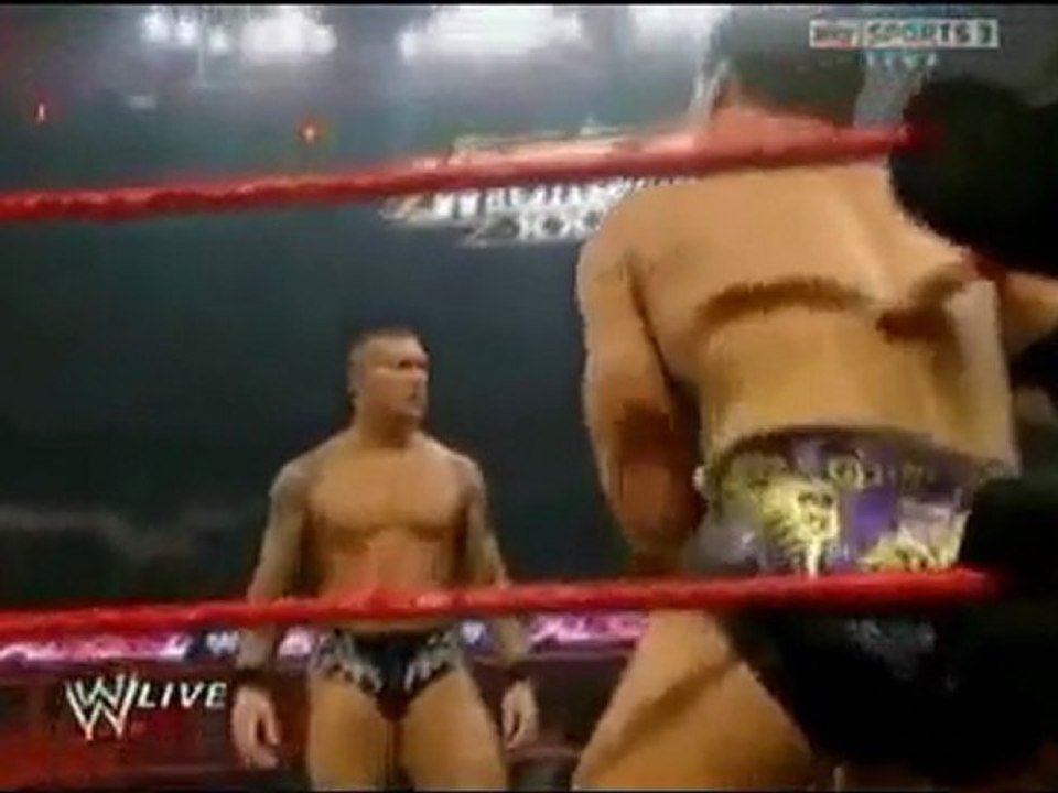WWE Raw 02/08/10 Cody Rhodes Vs Randy Orton