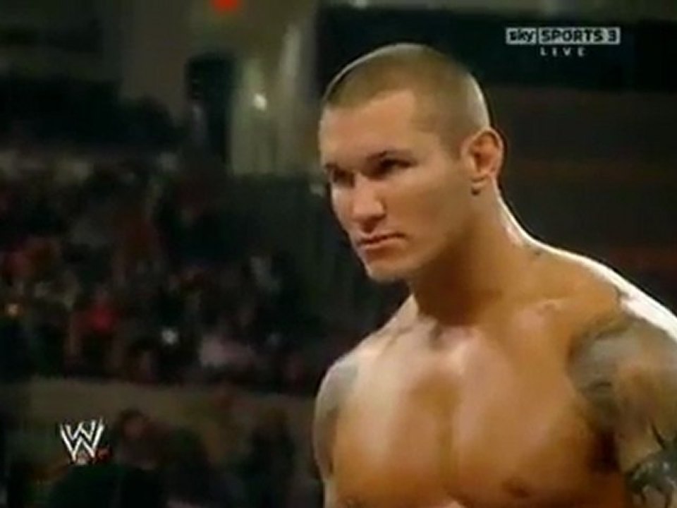 WWE Raw 03/01/10 Randy Orton Vs Ted Dibiase Jr