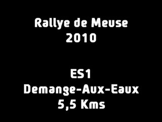 ES1 Rallye de Meuse 2010