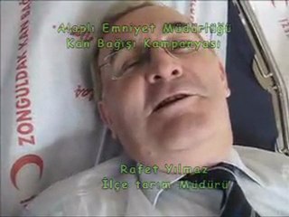 Rafet Yılmaz Kan bağışcısı