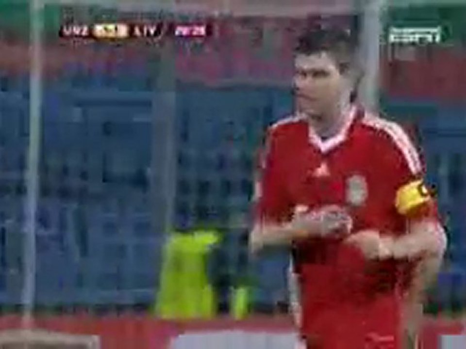 Golazo de Mascherano en el Unirea, 1-Liverpool, 3