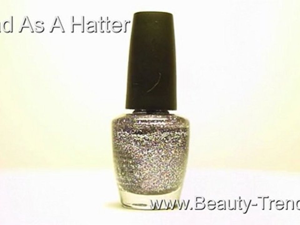 OPI Nagellack Alice in Wonderland 'Mad as a Hatter'.