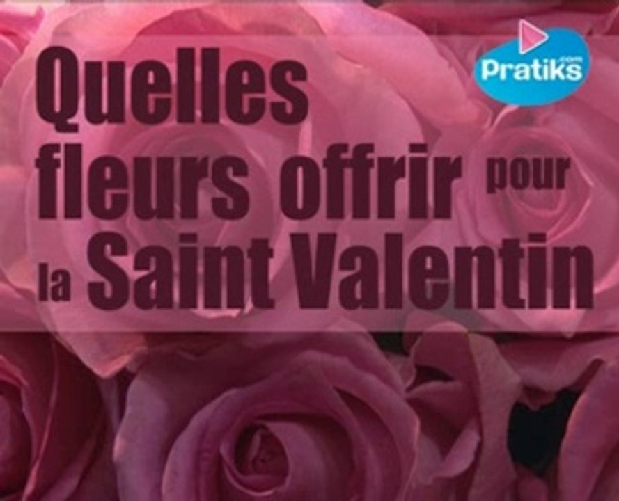 Quelles fleurs offrir pour la saint Valentin ?