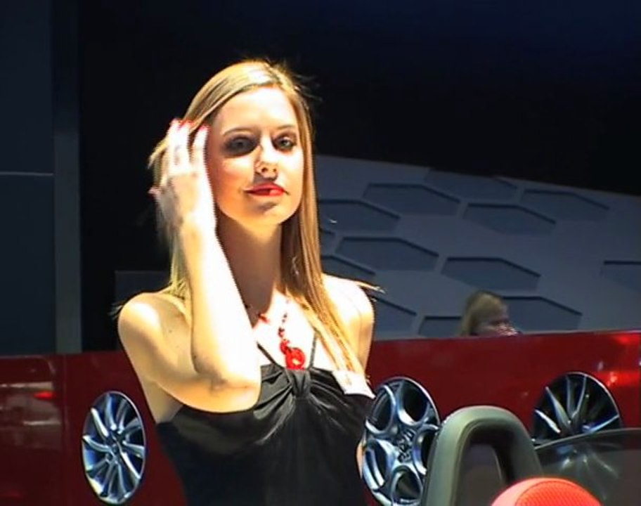 Les hôtesses du Salon de Genève 2010