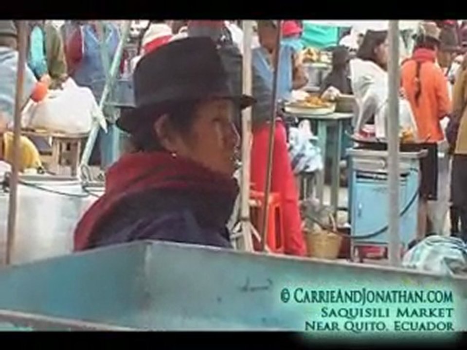 Saquisili Market in Saquisili, Ecuador