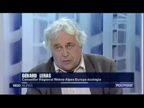 Gérard LERAS au 19/20 de France3 Alpes du 01/03/2010