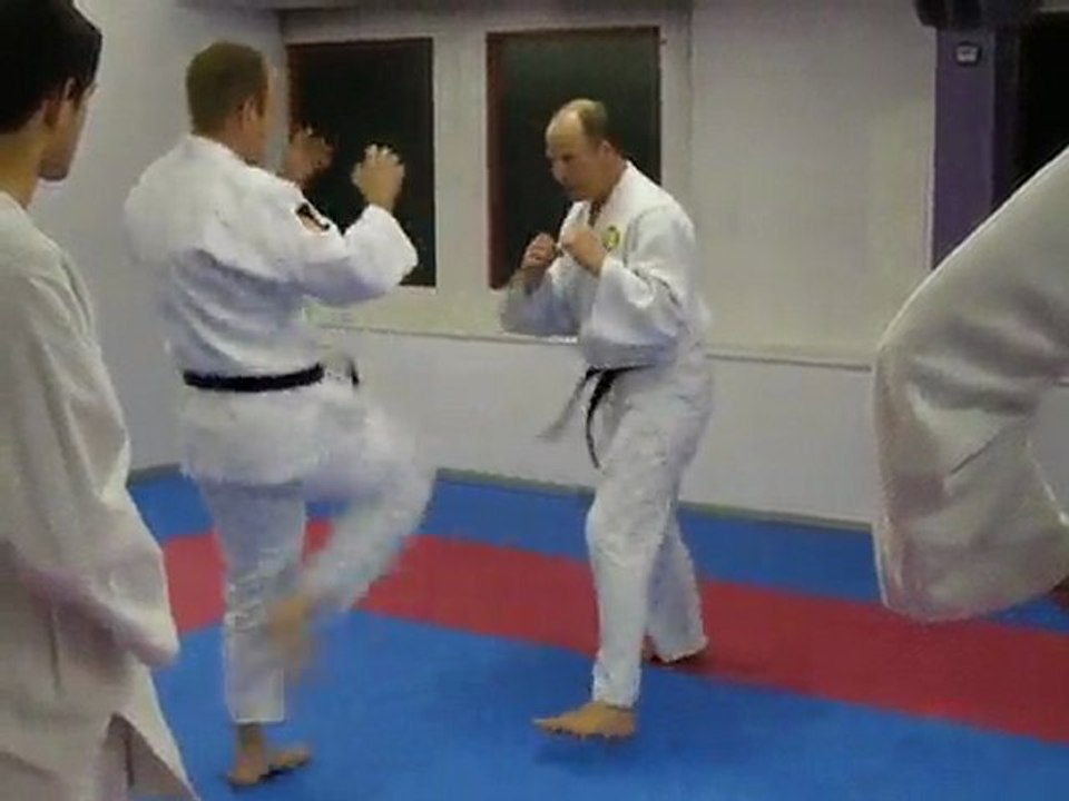 Tai-jitsu: mae-geri, exercices de renforcement