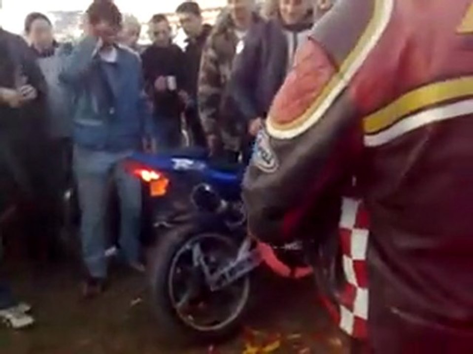 moto 24h 2008 rupture yamaha r6 INEDIT A VOIR!!!