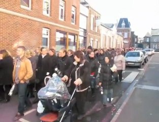 Condé-sur-l'Escaut: Obsèques de la petite Emelyne