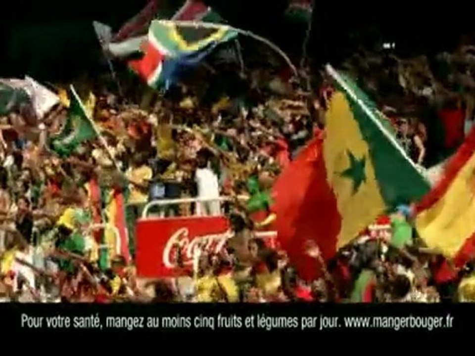 Pub Coupe du Monde 2010 : Célébrez les buts avec Coca-cola