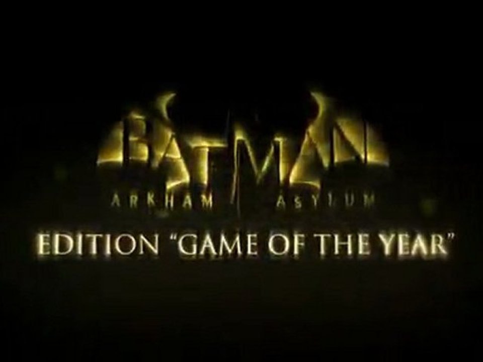 Batman Arkham Asylum - Edition Game Of The Year