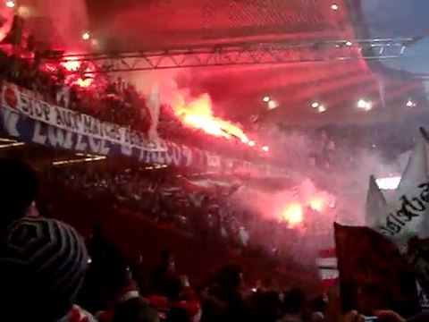 grosse ambiance entree des joueurs psg valenciennes
